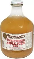Sokerin määrä sisällä Unfiltered apple juice