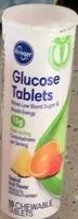 Sokerin määrä sisällä Glucose tablets - tropical fruit flavor
