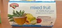 İçindeki şeker miktarı mixed fruit