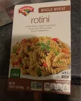 İçindeki şeker miktarı Whole wheat rotini