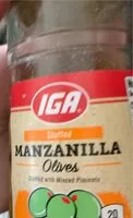 Jumlah gula yang masuk Manzanilla Olives Stuffed With Pimiento