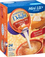 含糖量 Pumpkin pie spice nondairy coffee creamer