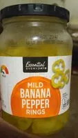 Количество сахара в Banana pepper rings