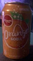 入っている砂糖の量 Caffeine free orange soda