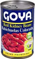 Jumlah gula yang masuk Foods red kidney beans