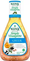 Jumlah gula yang masuk Simply vinaigrette greek salad dressing package of bottles
