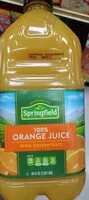入っている砂糖の量 Orange juice
