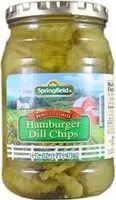 入っている砂糖の量 Hamburger Dill Chips
