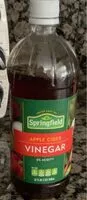 入っている砂糖の量 Apple Cider Vinegar
