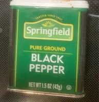 入っている砂糖の量 Black pepper