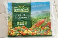 入っている砂糖の量 Mixed vegetables