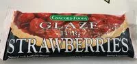 Cantidad de azúcar en Glaze for strawberries for pies