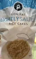 Low fat lightly salted rice cakes