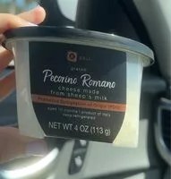 Cantidad de azúcar en Pecorino romano