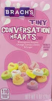 İçindeki şeker miktarı Tiny conversation hearts