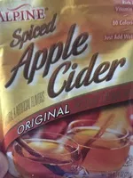 Amount of sugar in Spiced Apple Cider Mix