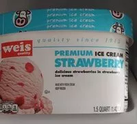 Quantité de sucre dans Strawberry ice cream