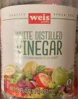 Jumlah gula yang masuk White Distilled Vinegar