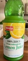 Jumlah gula yang masuk 100% Reconstituted Lemon Juice
