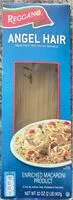 Suhkru kogus sees Angel hair enriched macaroni product