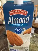 含糖量 Vanilla almond milk, vanilla