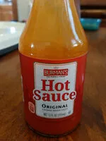 İçindeki şeker miktarı Burman's original cayenne pepper hot sauce