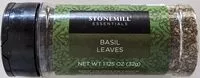 Amount of sugar in Basil Leaves