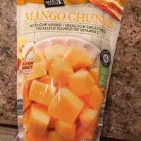 Amount of sugar in Unsweetened mango chunks, unsweetened