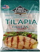 Zuckermenge drin First street farm raised skinless tilapia fillets