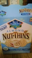 Sugar and nutrients in Blue diamond natural