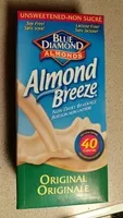 Sucre et nutriments contenus dans Almond breeze