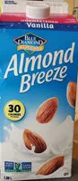 Zucker und Nährstoffe drin Blue diamond almond breeze