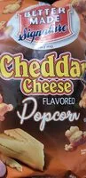 入っている砂糖の量 Cheddar cheese flavored popcorn
