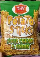 入っている砂糖の量 Sour Cream & Onion Potato Sticks