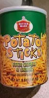 入っている砂糖の量 Potato sticks
