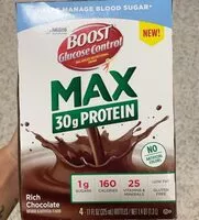 Amount of sugar in Max 30g protien