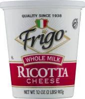 Amount of sugar in Whole Milk Ricotta Cheese