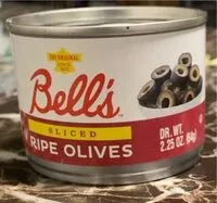 İçindeki şeker miktarı Sliced Ripe Olives