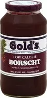 Sokerin määrä sisällä Borscht