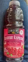 含糖量 cranberry raspberry juice cocktail