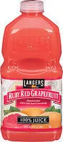 含糖量 100% Juice, Ruby Red Grapefruit