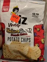 Suhkru kogus sees french onion potato chips