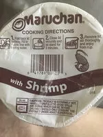 Jumlah gula yang masuk Ramen noodle soup with shrimp