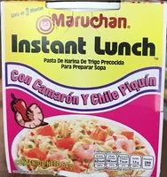 Jumlah gula yang masuk Instant Lunch Con Camarón y Chile Piquín
