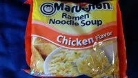Jumlah gula yang masuk Ramen noodle soup chicken flavor