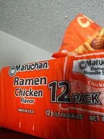 Jumlah gula yang masuk Ramen chicken flavor noodle soup