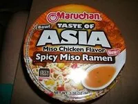 Jumlah gula yang masuk Bowl taste of asia spicy miso