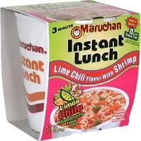 Jumlah gula yang masuk Instant lunch lime chili flavor with shrimp