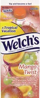 Cantidad de azúcar en Welch's mango twist fruit cocktail blend
