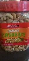 入っている砂糖の量 unsalted cashews